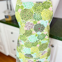 Cute Cactus Patterned Apron - Ideal for Any Petite Adult or Teenager