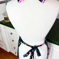 Beautiful Australian Floral Print Teenager or Petite Adult Sized Apron