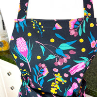 Beautiful Australian Floral Print Teenager or Petite Adult Sized Apron