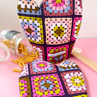 Granny Squares Make for the Best Pattern on These Oven Mitts