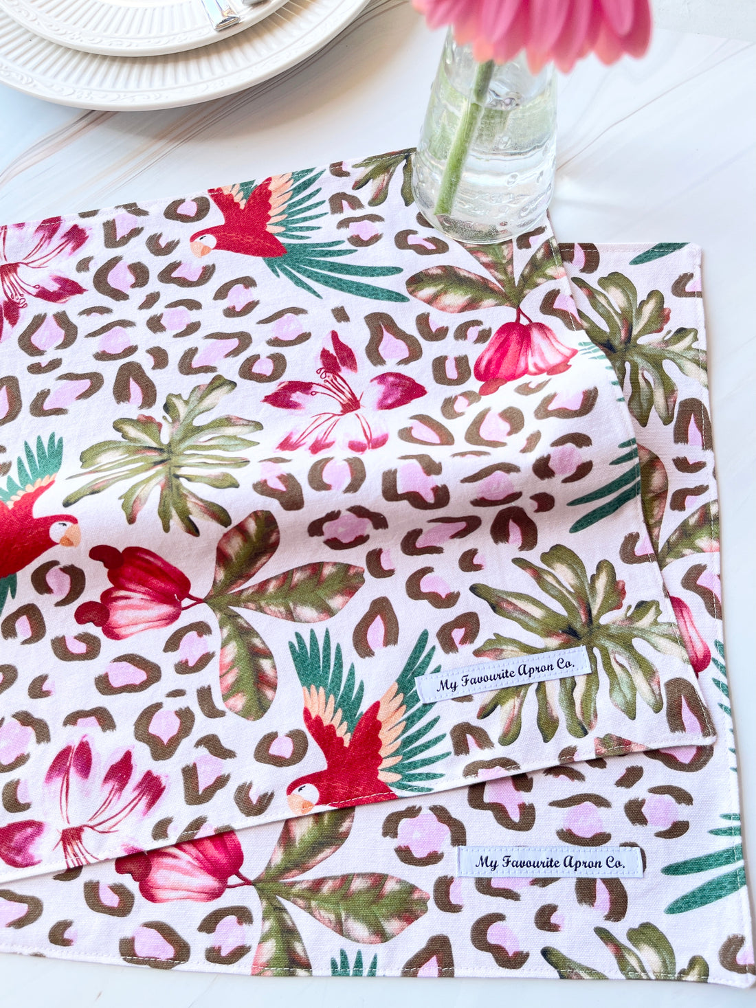 Glorious Parrot Placemats Make a Perfect Housewarming Present