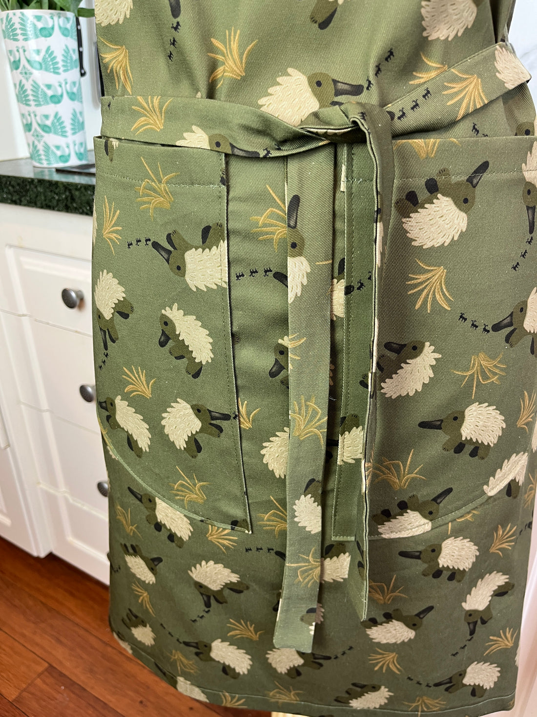 A Fabulously Handsome Echidna Print Apron