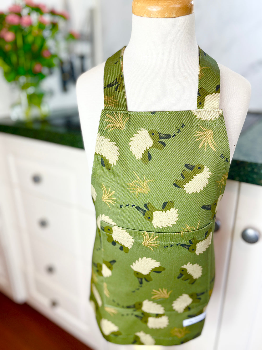 A Fabulously Handsome Echidna Print Apron