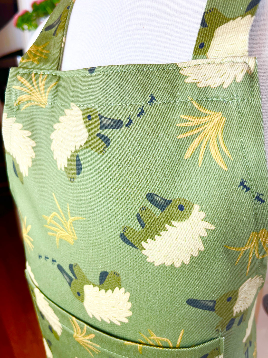 Adorable Echidnas Nibbling on Ants Cover This Toddler's Apron