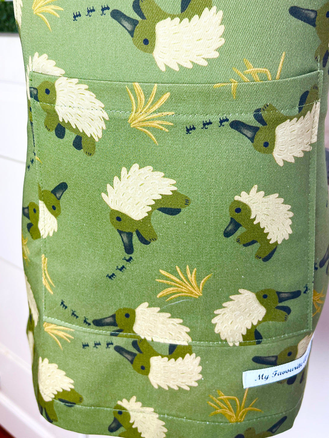 Adorable Echidnas Nibbling on Ants Cover This Toddler's Apron