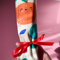 A Bright, Fun and Fruity Roll for Your Cutlery, Brushes, Pencils, Anything!