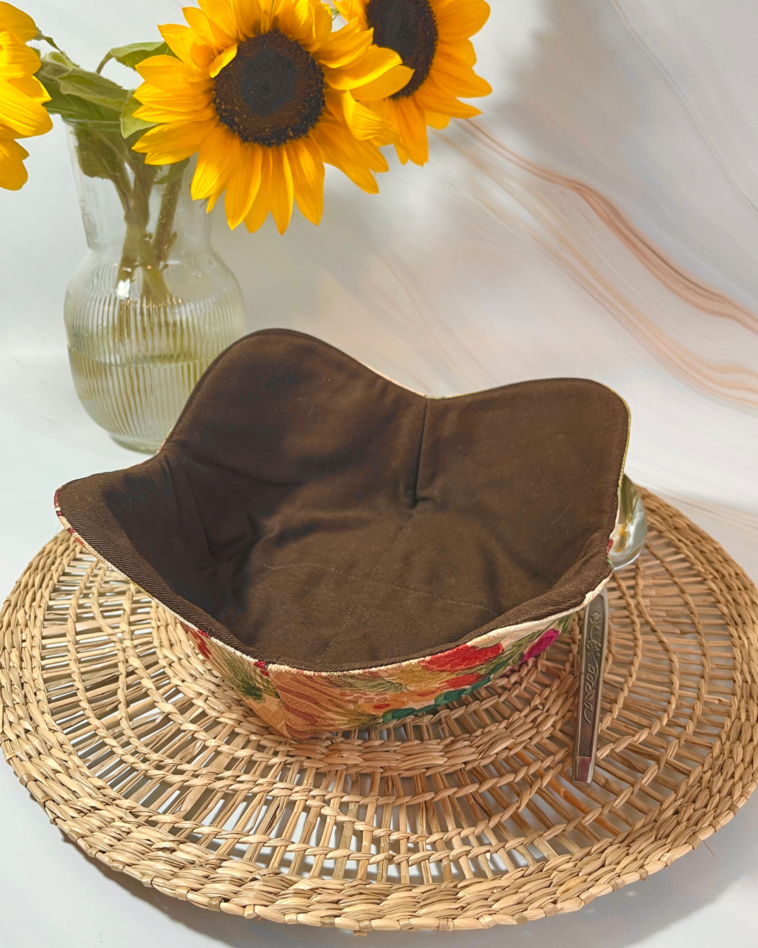 Beautiful, Italian Countryside Bowl Cozy - Perfect for Reheating Your Pasta