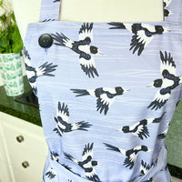 A Stunning Magpie Apron, Ideal for Your Favourite Bird Loving Foodie
