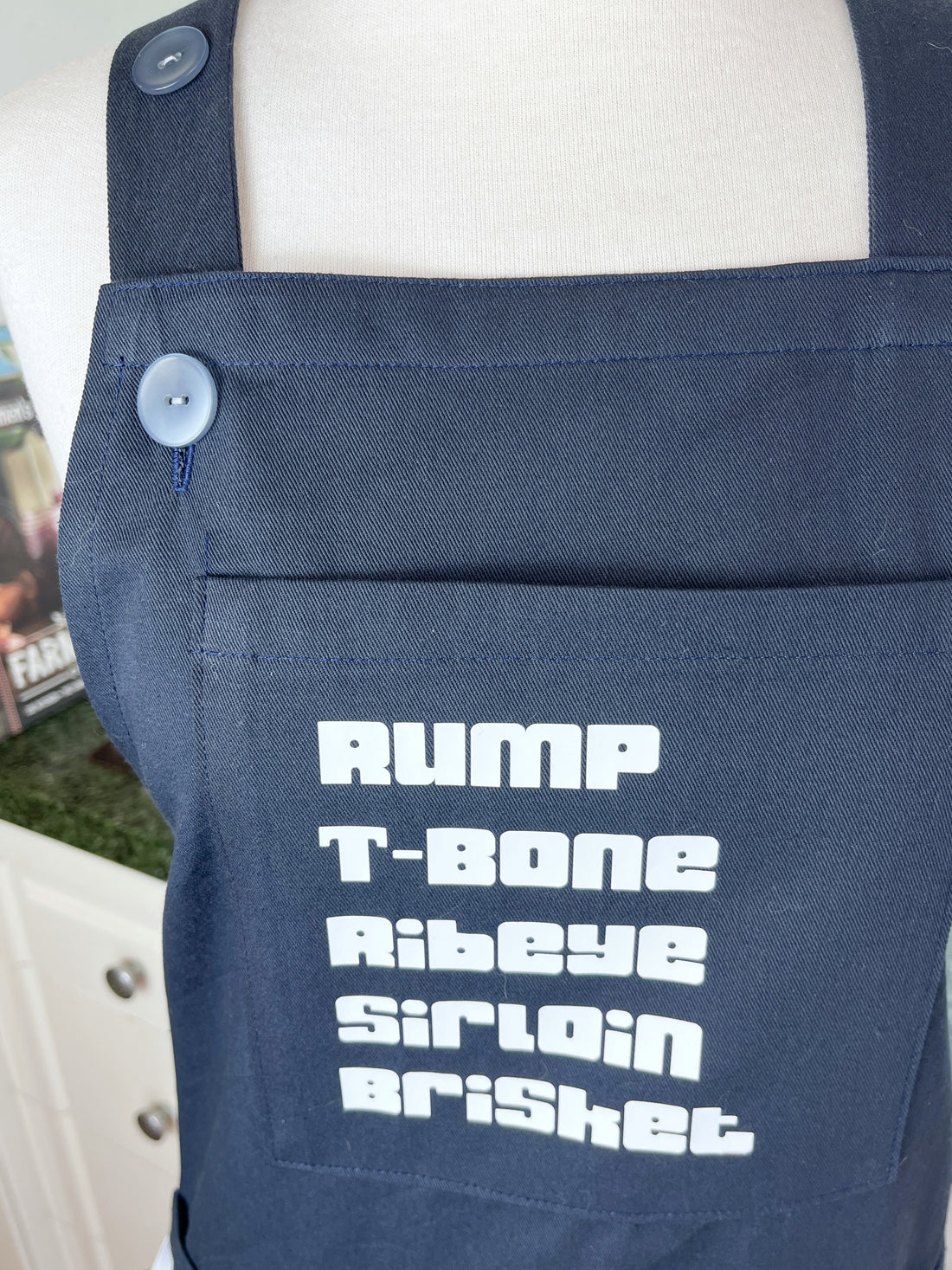 Help Dad Keep His BBQ Tongs Handy with this Special Apron - It's the Perfect Father's Day Gift for a Meat Loving Dad