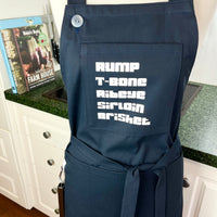 Help Dad Keep His BBQ Tongs Handy with this Special Apron - It's the Perfect Father's Day Gift for a Meat Loving Dad