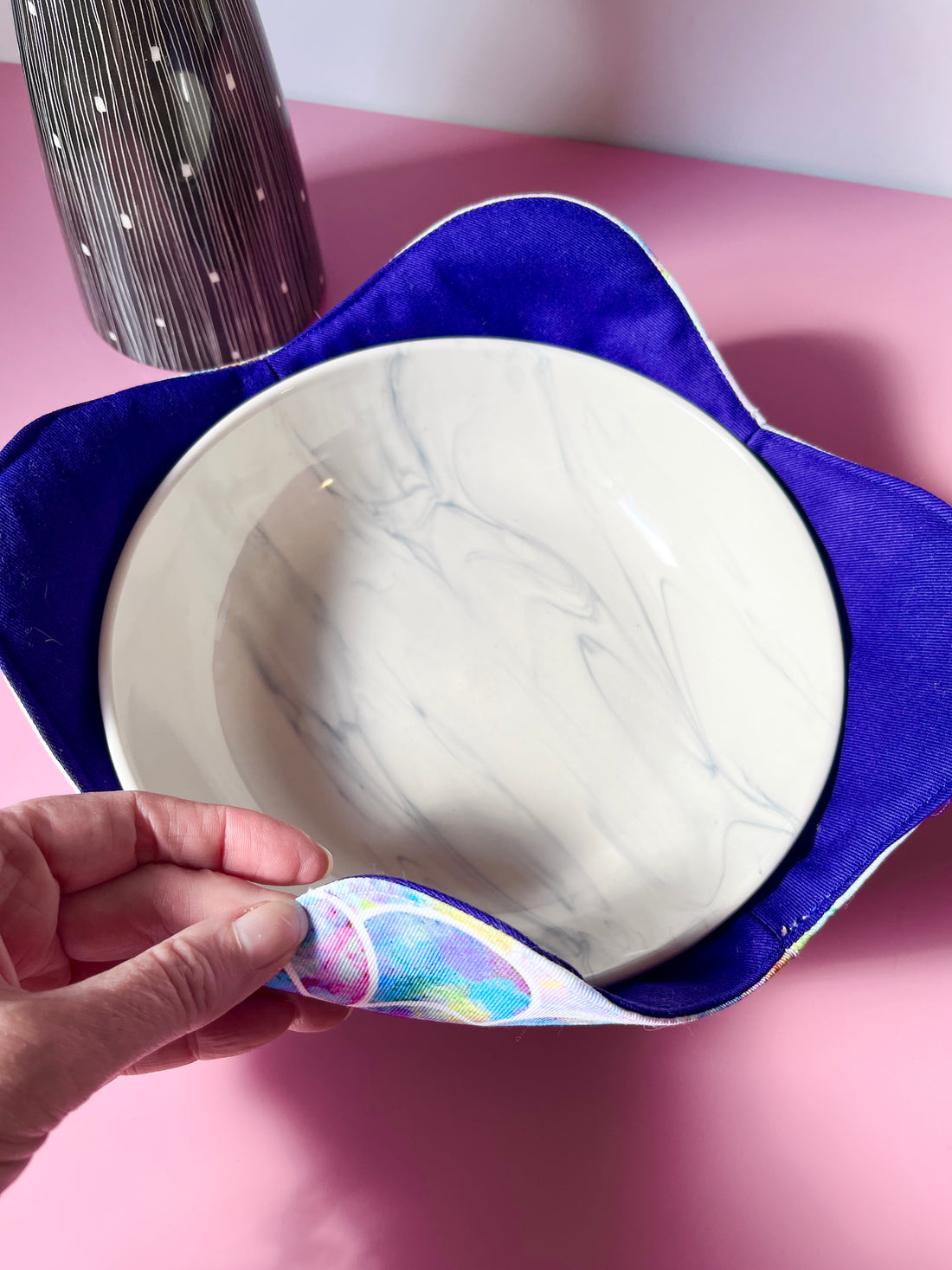 Microwave Friendly Mermaid Patterned Bowl Cozy