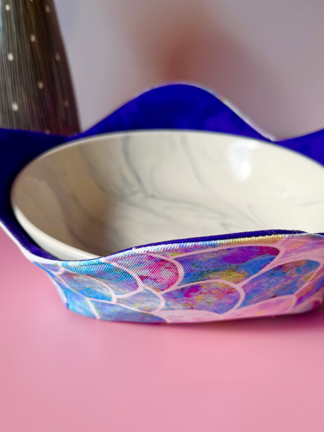 Microwave Friendly Mermaid Patterned Bowl Cozy