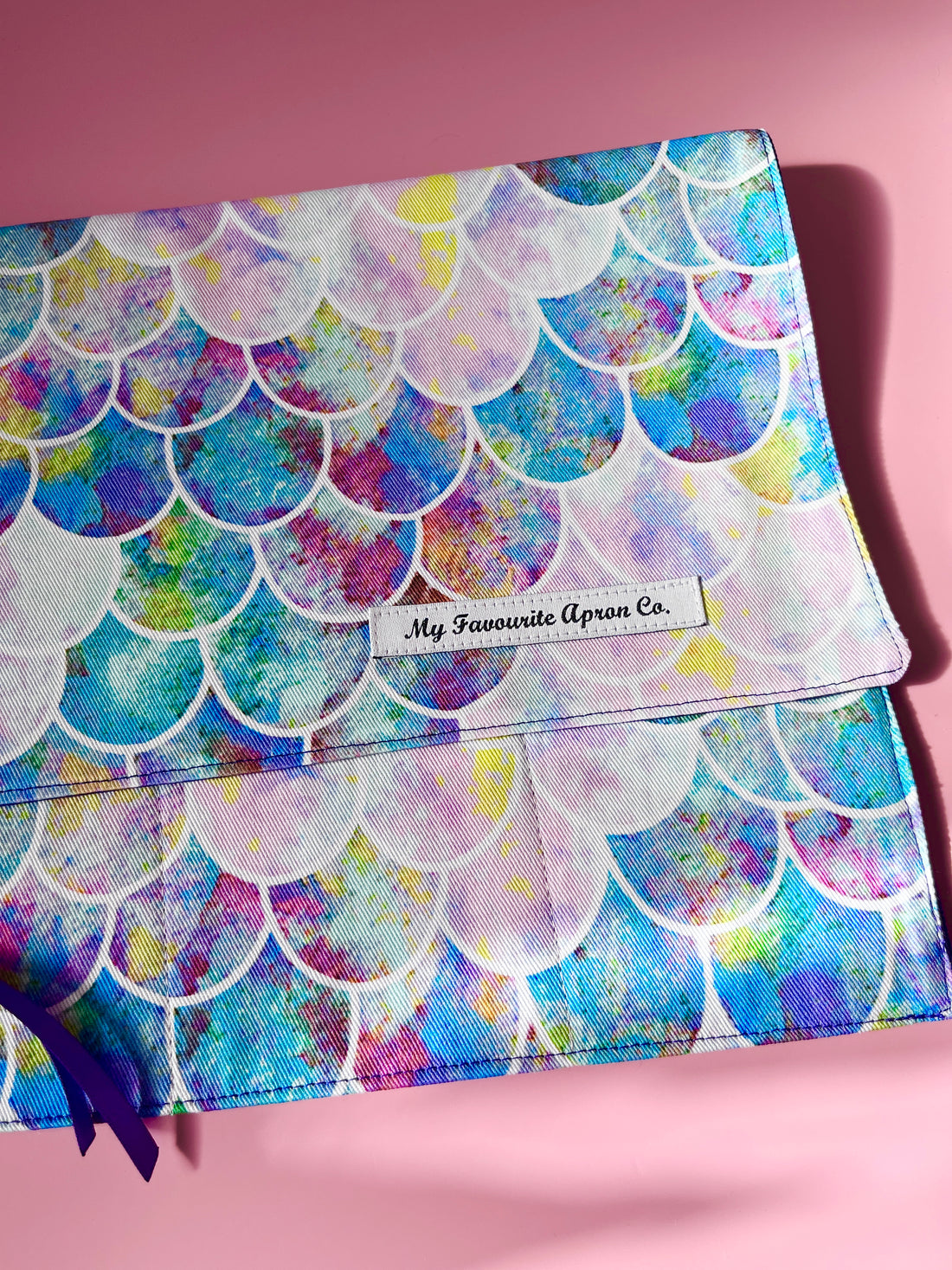 A Gorgeous Mermaid Print Roll - Perfect for Cutlery, Brushes, Pencils or Craft Supplies
