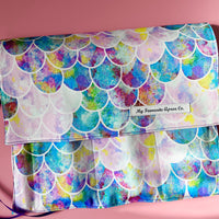 A Gorgeous Mermaid Print Roll - Perfect for Cutlery, Brushes, Pencils or Craft Supplies