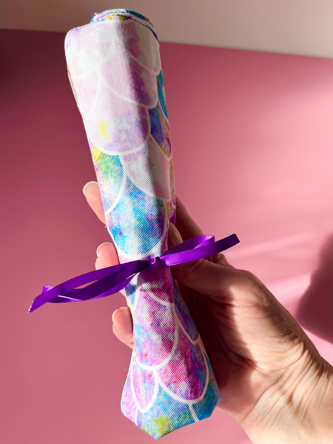 A Gorgeous Mermaid Print Roll - Perfect for Cutlery, Brushes, Pencils or Craft Supplies