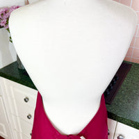 A Beautiful Dark Pink Apron with a Taylor Swift Twist