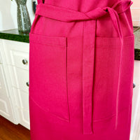 A Beautiful Dark Pink Apron with a Taylor Swift Twist