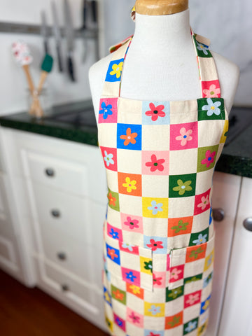 Fantastic Floral Apron for Your Fabulous School Aged Kiddo