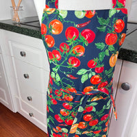 Tomatoes Cover this Adorable School Aged Child's Apron