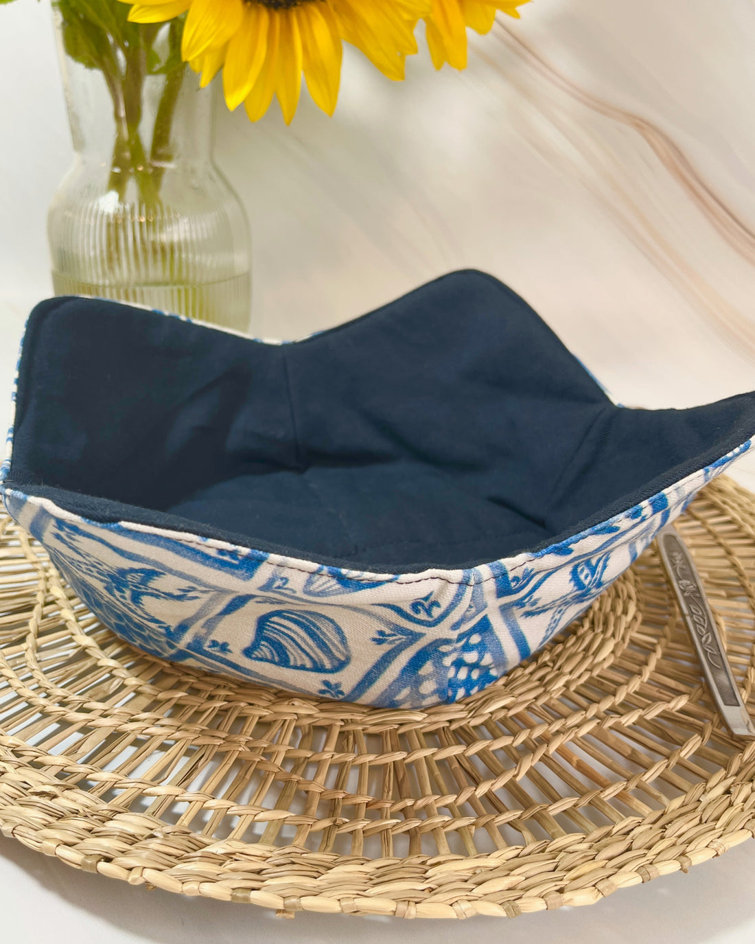 A Fresh Blue and White Pattern Makes This Bowl Cozy A Beautiful Gift