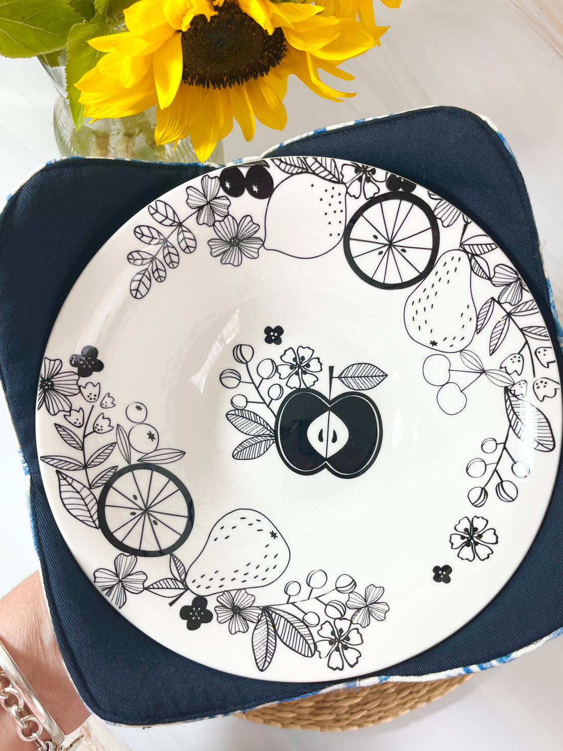 A Fresh Blue and White Pattern Makes This Bowl Cozy A Beautiful Gift