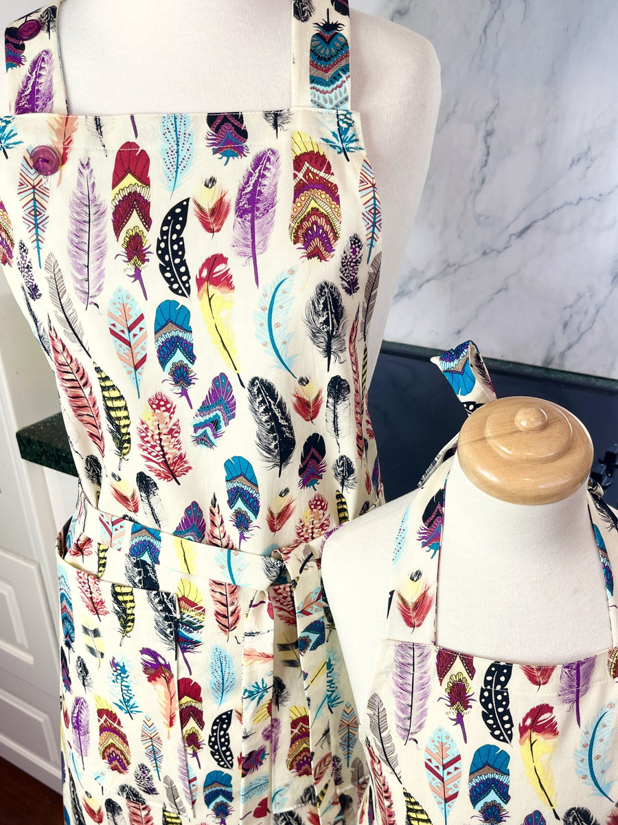 Fantastic Feather Apron for an Adventurous School-Aged Kiddo