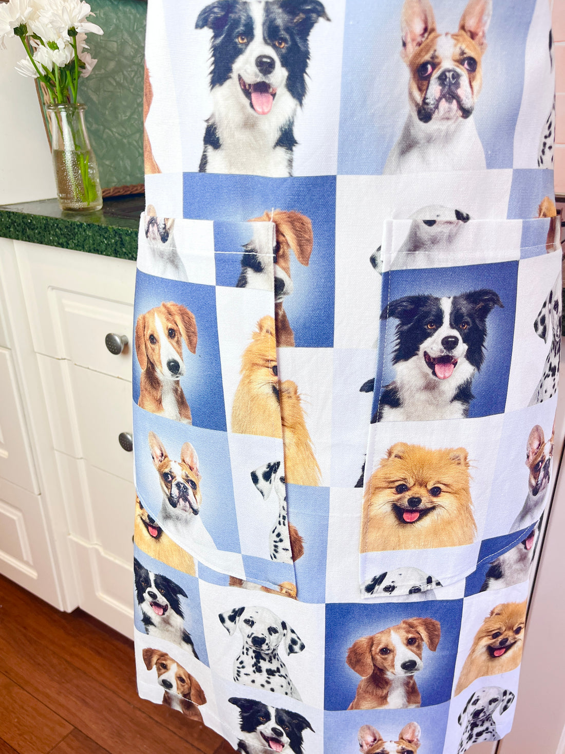 Can You Find Your Favourite Dog on this Beautiful Apron?
