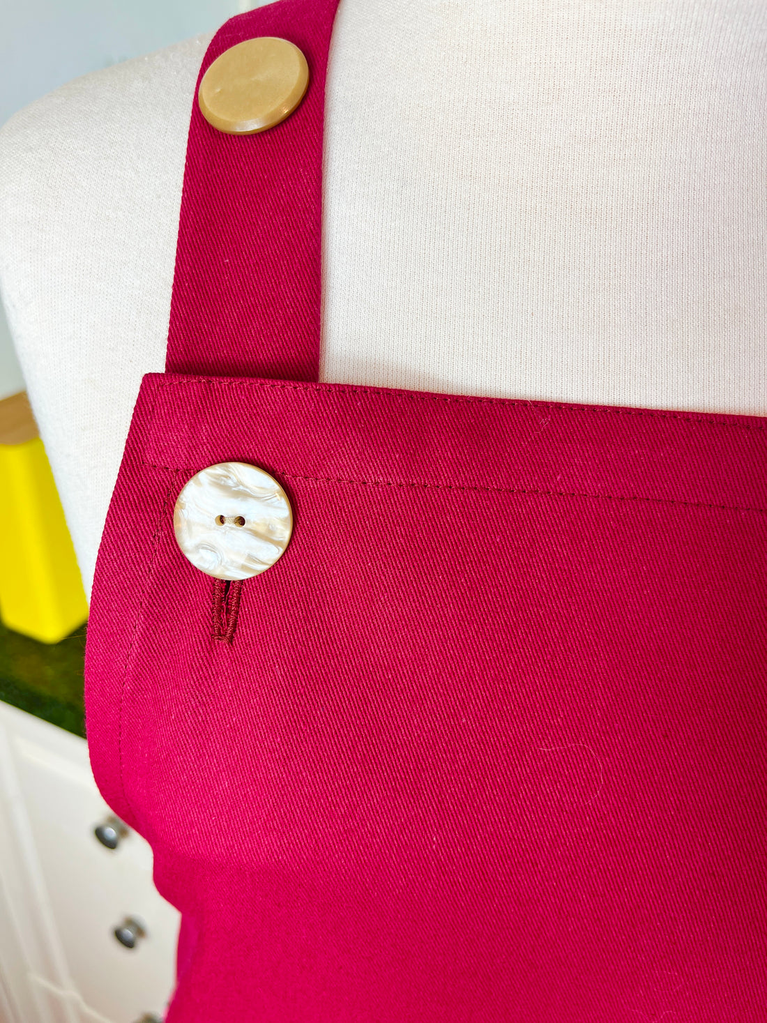 Cheery Cherry Pockets Bring Out the Fun Nature of This Bold Apron