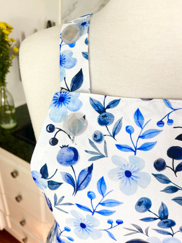 This Apron has a Timeless Floral Pattern