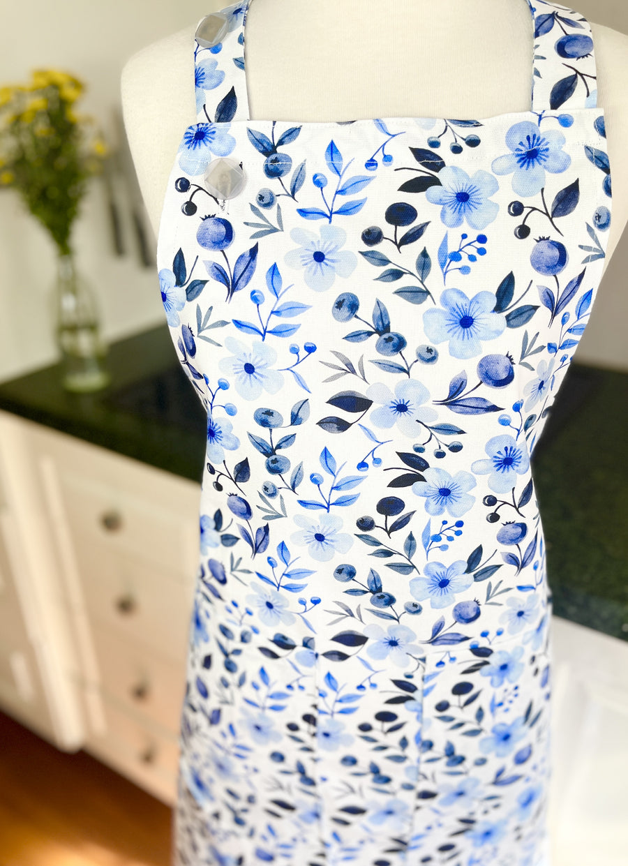 This Apron has a Timeless Floral Pattern