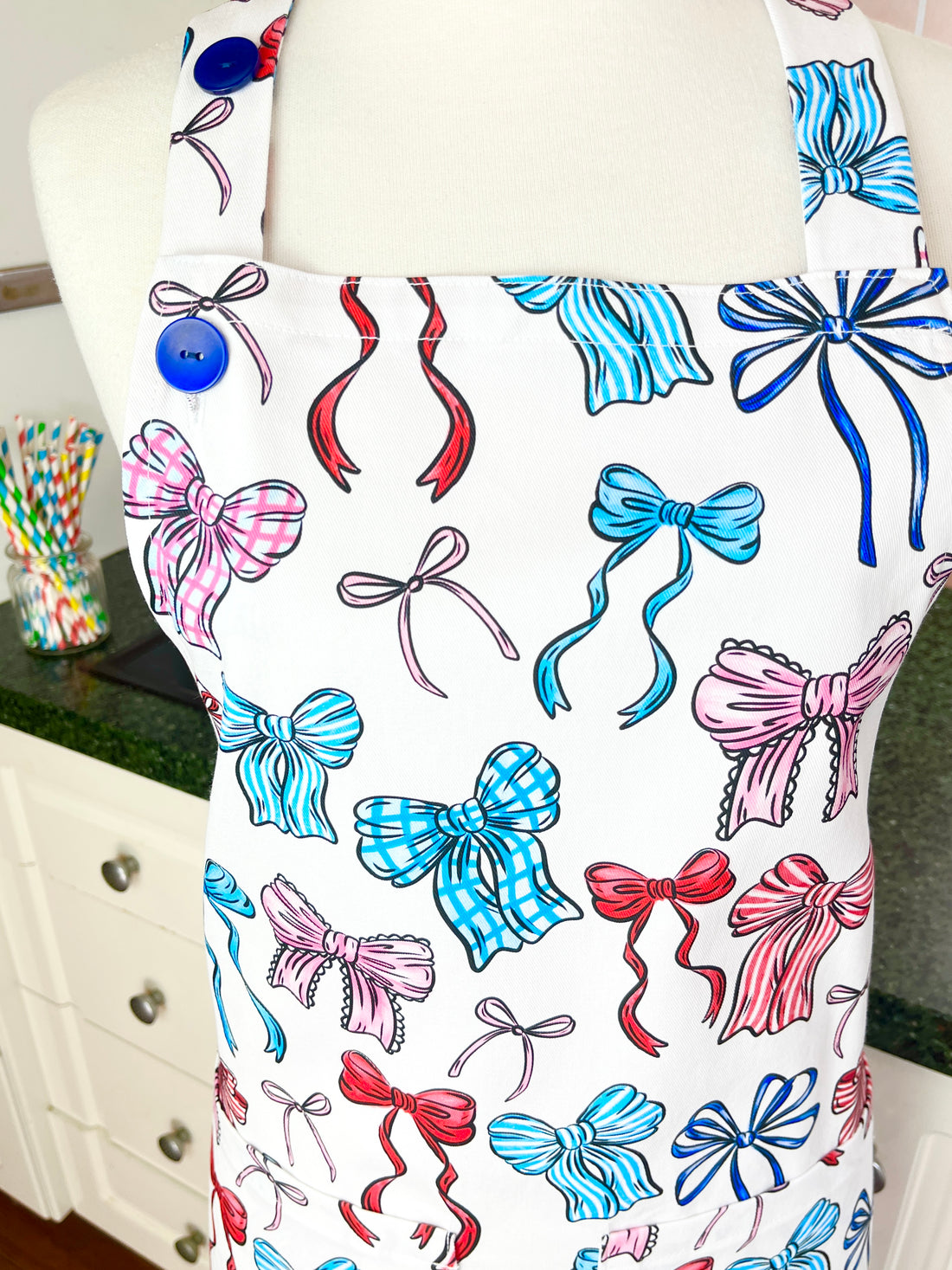 Beautiful and Bold, these Sensational Bows Make this Apron Stand Out from the Crowd