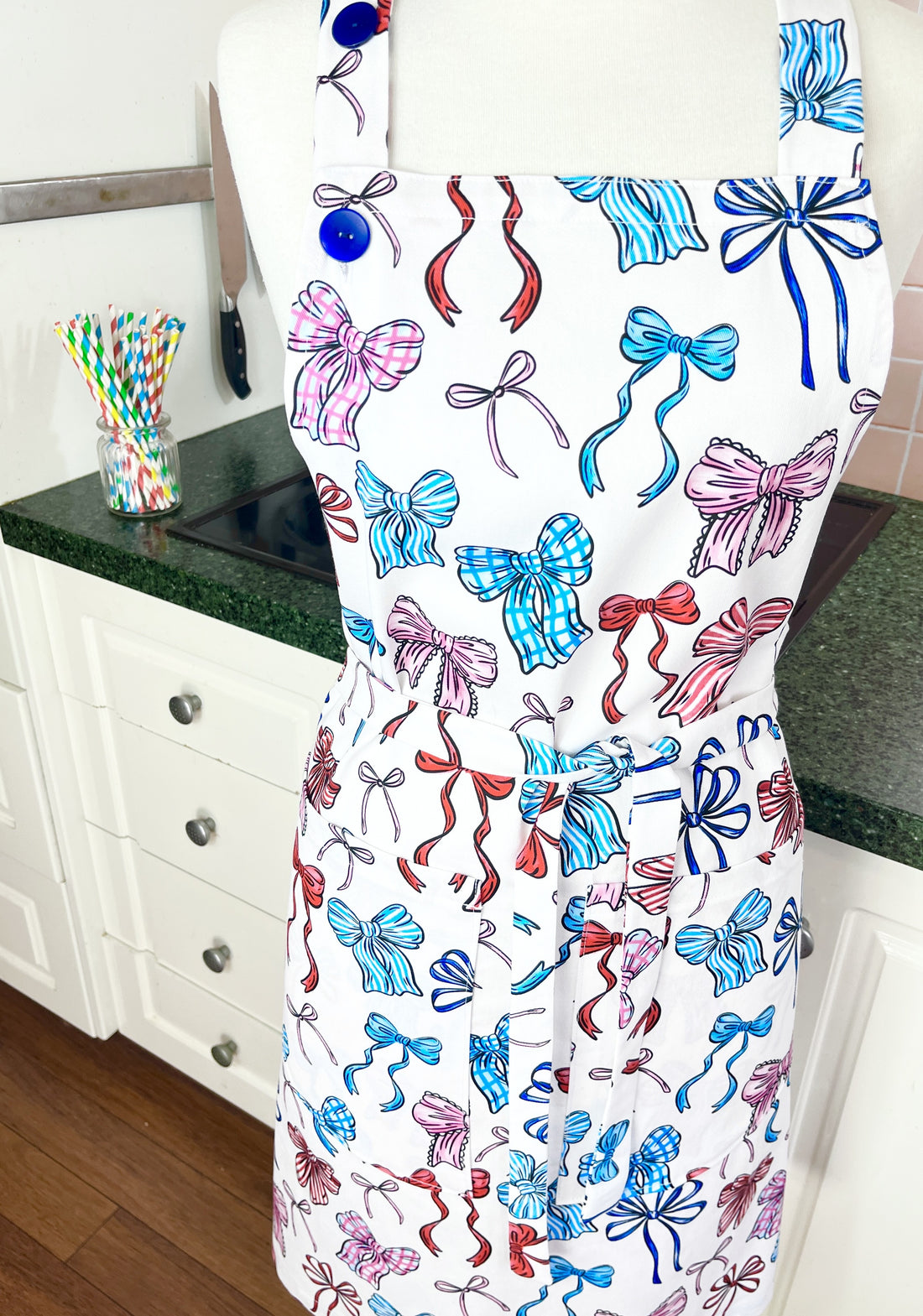 Beautiful and Bold, these Sensational Bows Make this Apron Stand Out from the Crowd