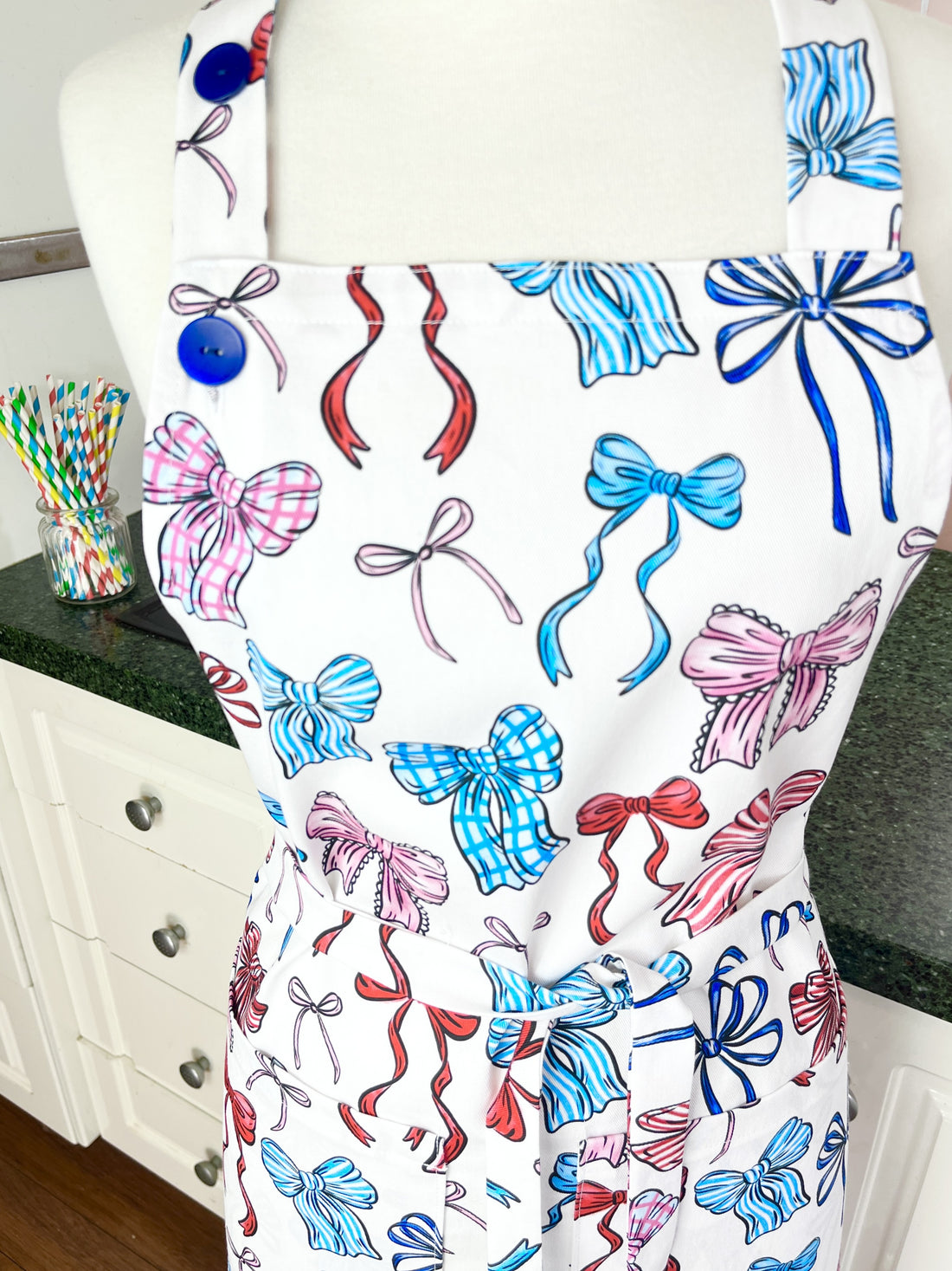 Beautiful and Bold, these Sensational Bows Make this Apron Stand Out from the Crowd