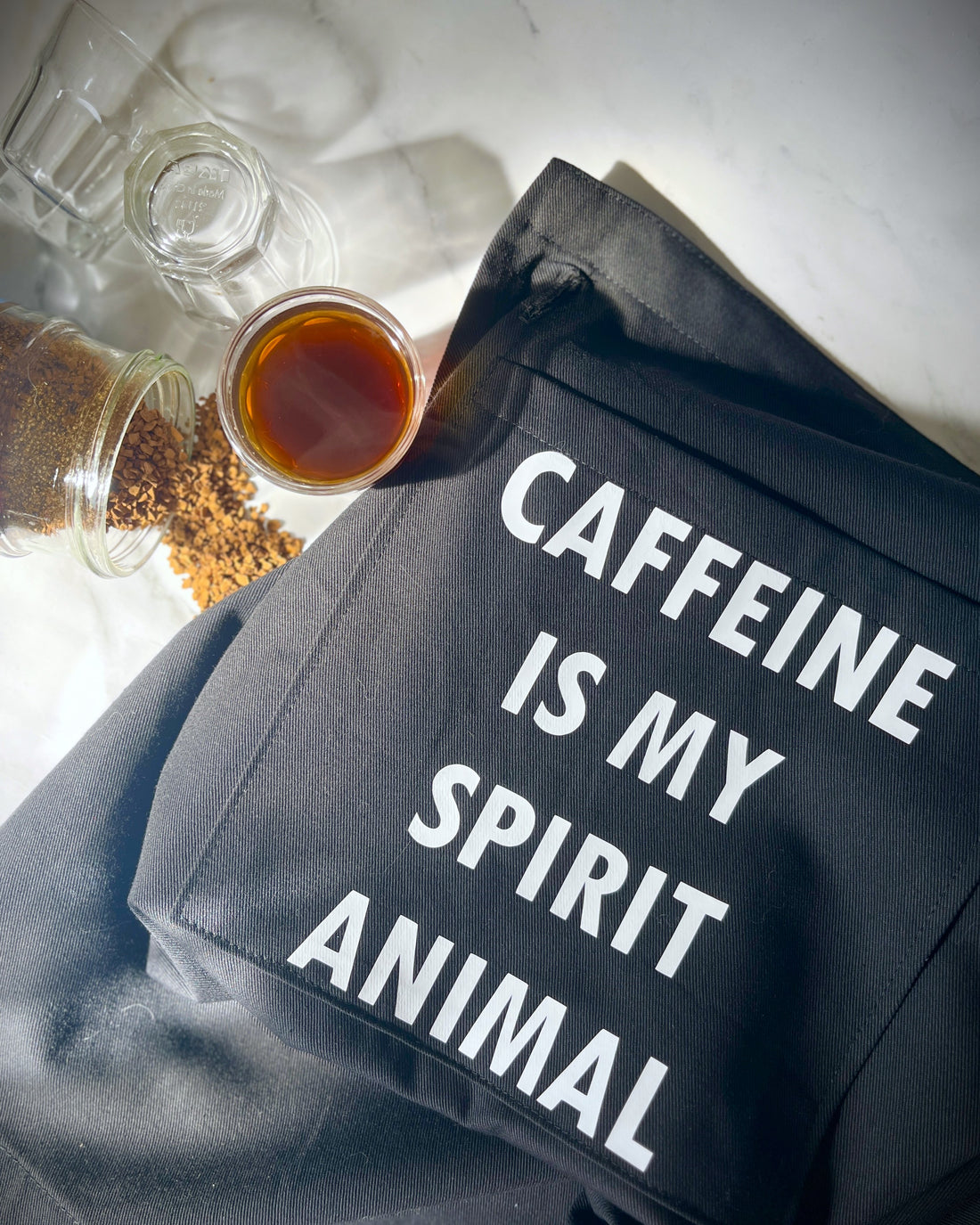 Caffeine Lovers Apron - Caffeine is My Spirit Animal