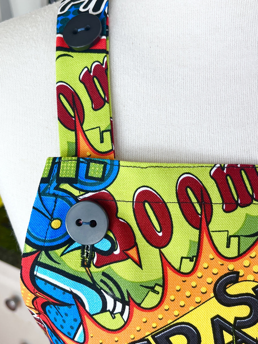 Comic Book Apron Perfect for Any Fun Baker or BBQ-er