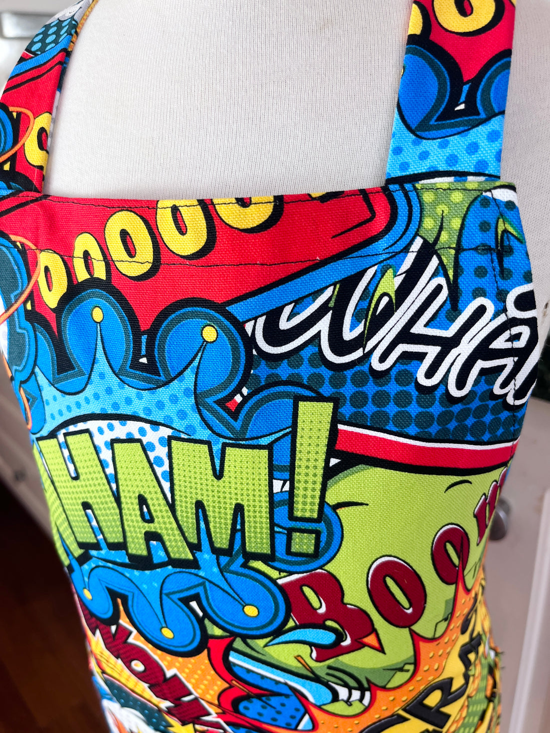 A Comic Book Apron for Your Favourite School-Aged Child