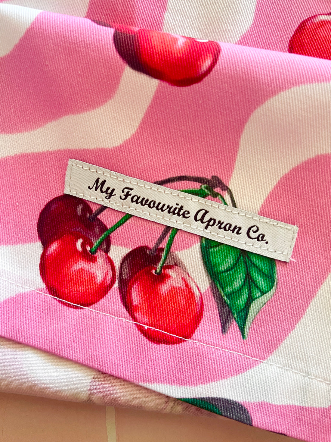 The Sweetest Cherry Apron for Any Adorable Toddler this Christmas