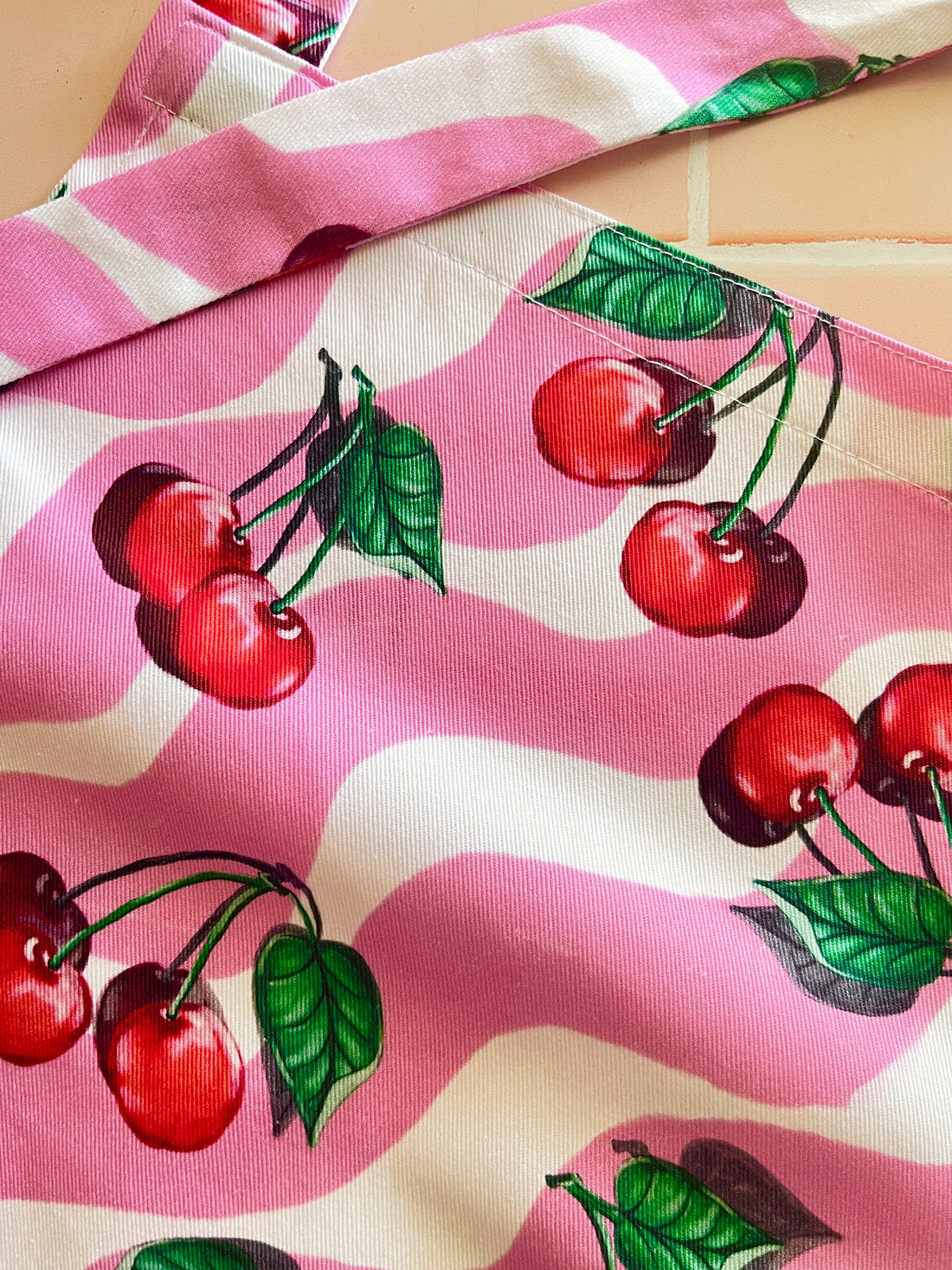 This Pair of Cherry Aprons are Ideal for Your Favourite Toddler and Adult Foodie
