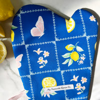 Simply Stunning Lemon and Butterfly Oven Mitt Set