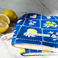 Simply Stunning Lemon and Butterfly Oven Mitt Set