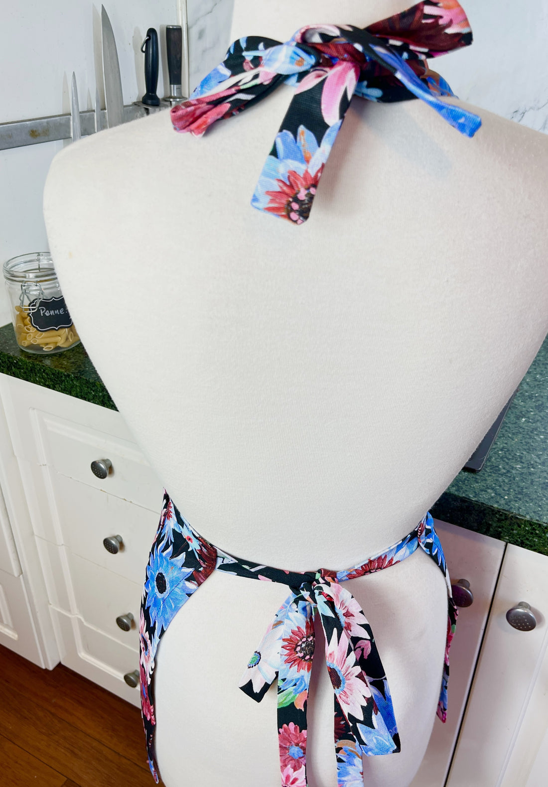 Gorgeous Floral Print Apron which is Ideal for a Teenager or Petite Adult