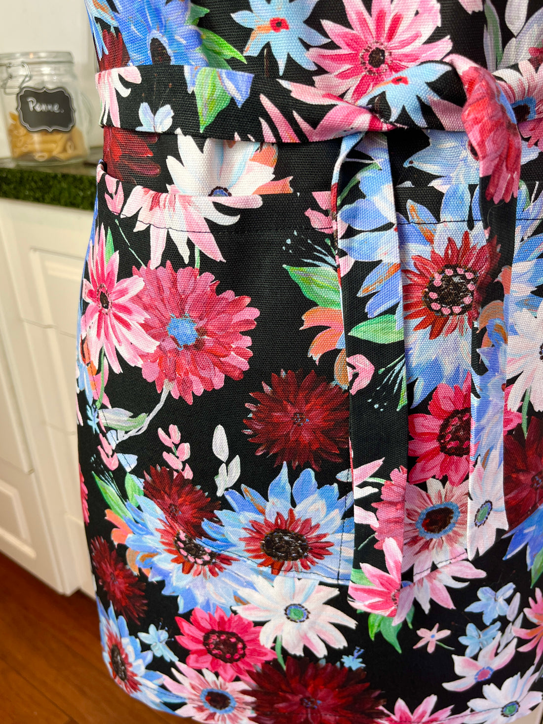 Gorgeous Floral Print Apron which is Ideal for a Teenager or Petite Adult