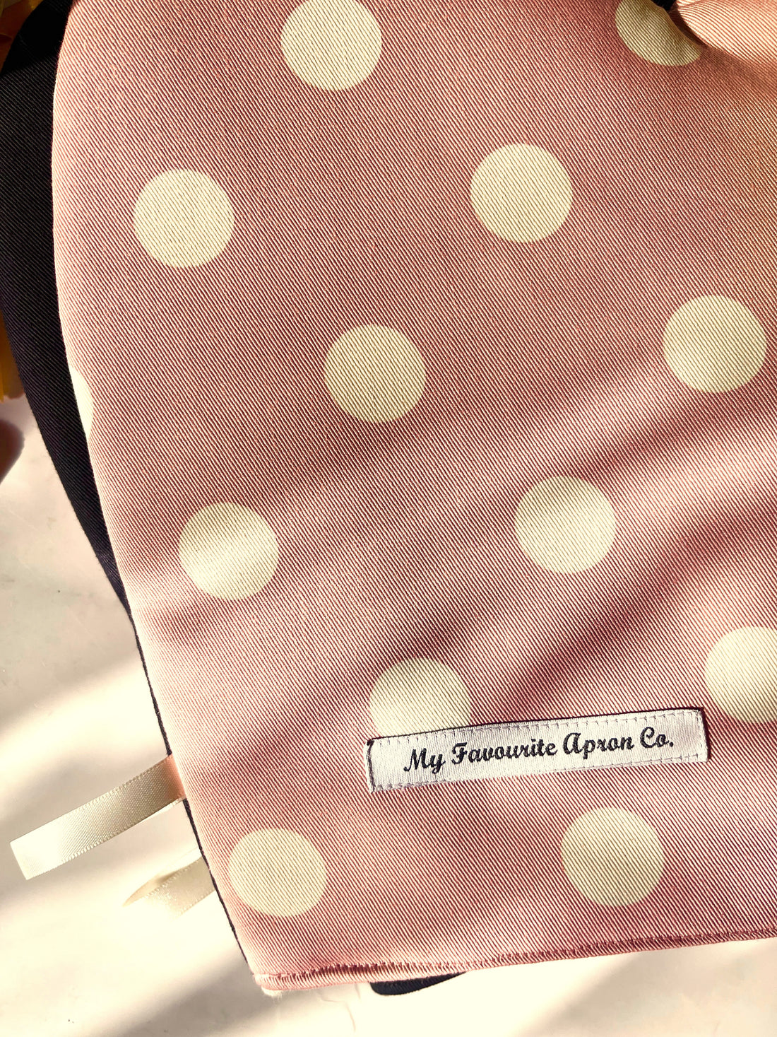 Pink and Cream Polka Dots Make a Gorgeous Oven Mitt Pattern