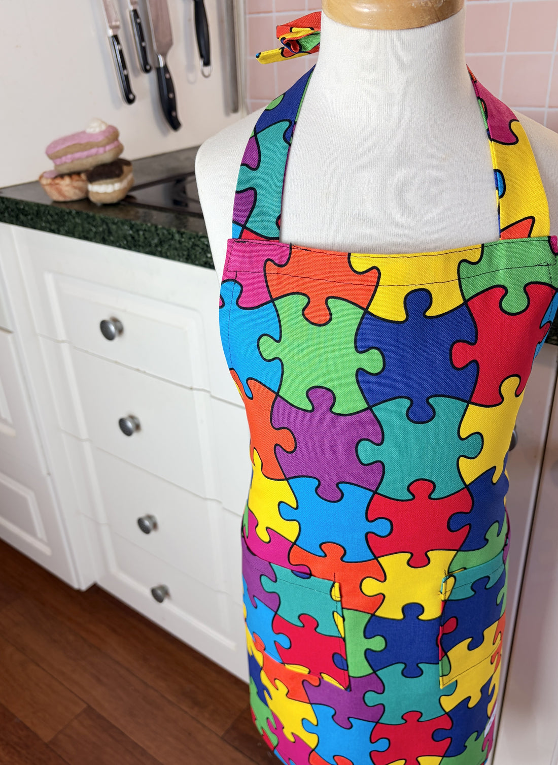 Put the Pieces Together for Your School Aged Child with this Puzzle-Lovers Apron