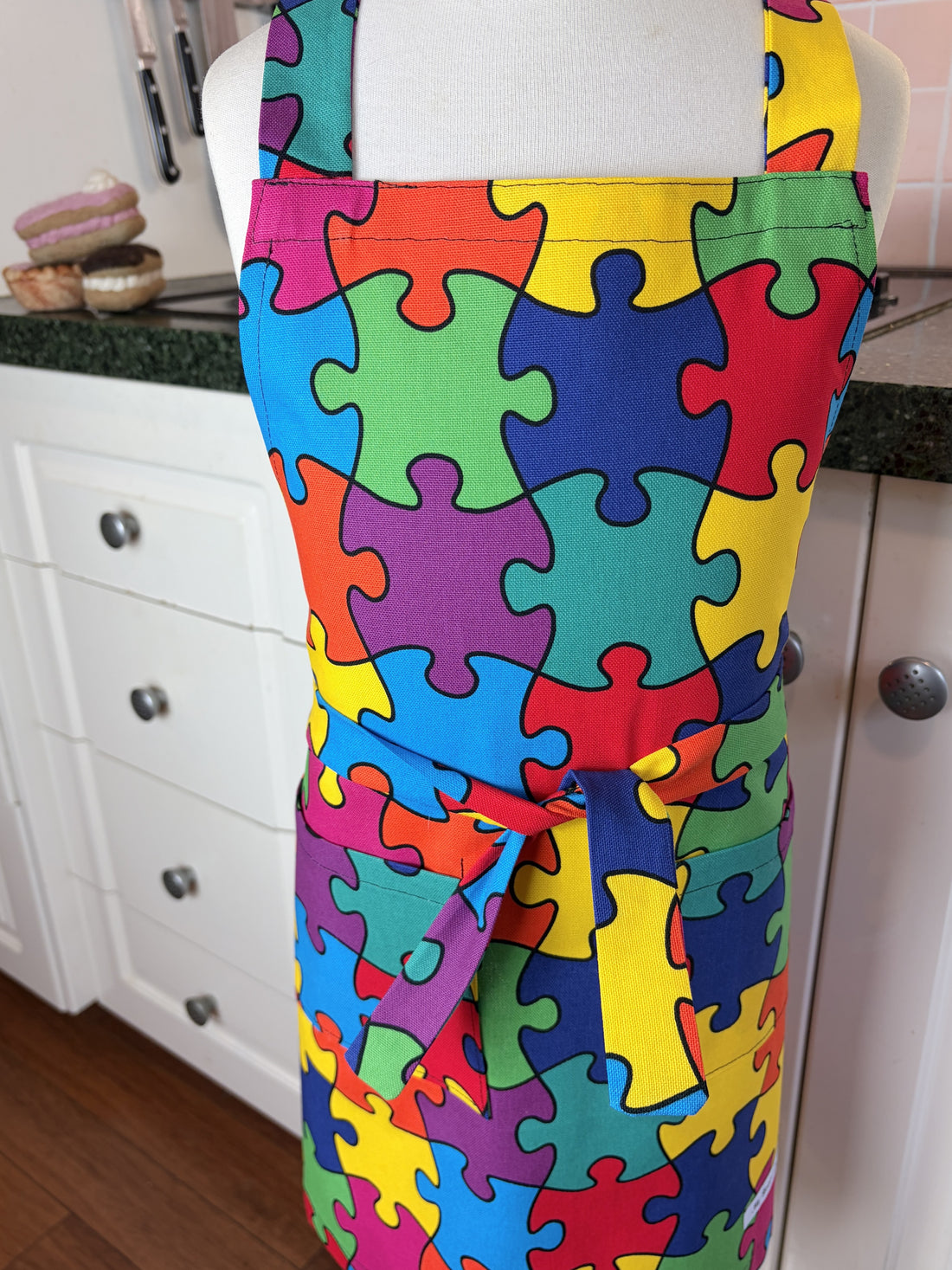 Put the Pieces Together for Your School Aged Child with this Puzzle-Lovers Apron