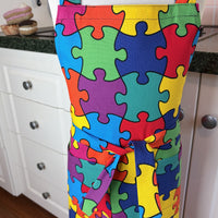 Put the Pieces Together for Your School Aged Child with this Puzzle-Lovers Apron