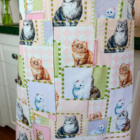 Retro Cats Cover This Beautiful Adult Sized Apron