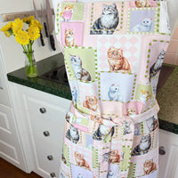 Retro Cats Cover This Beautiful Adult Sized Apron