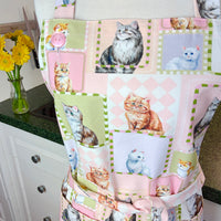 Retro Cats Cover This Beautiful Adult Sized Apron
