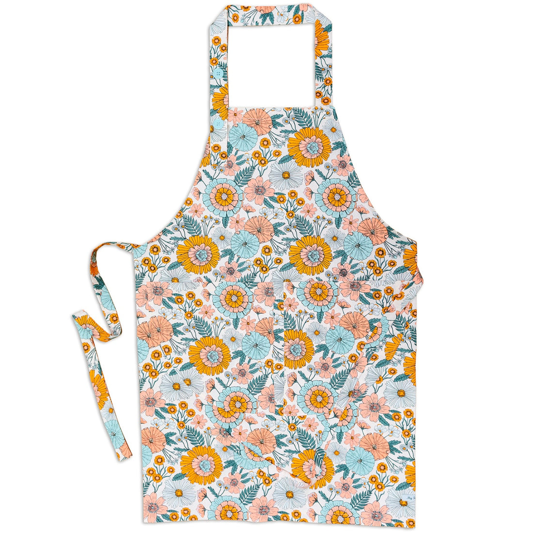 Sensational Retro Summer Floral Apron